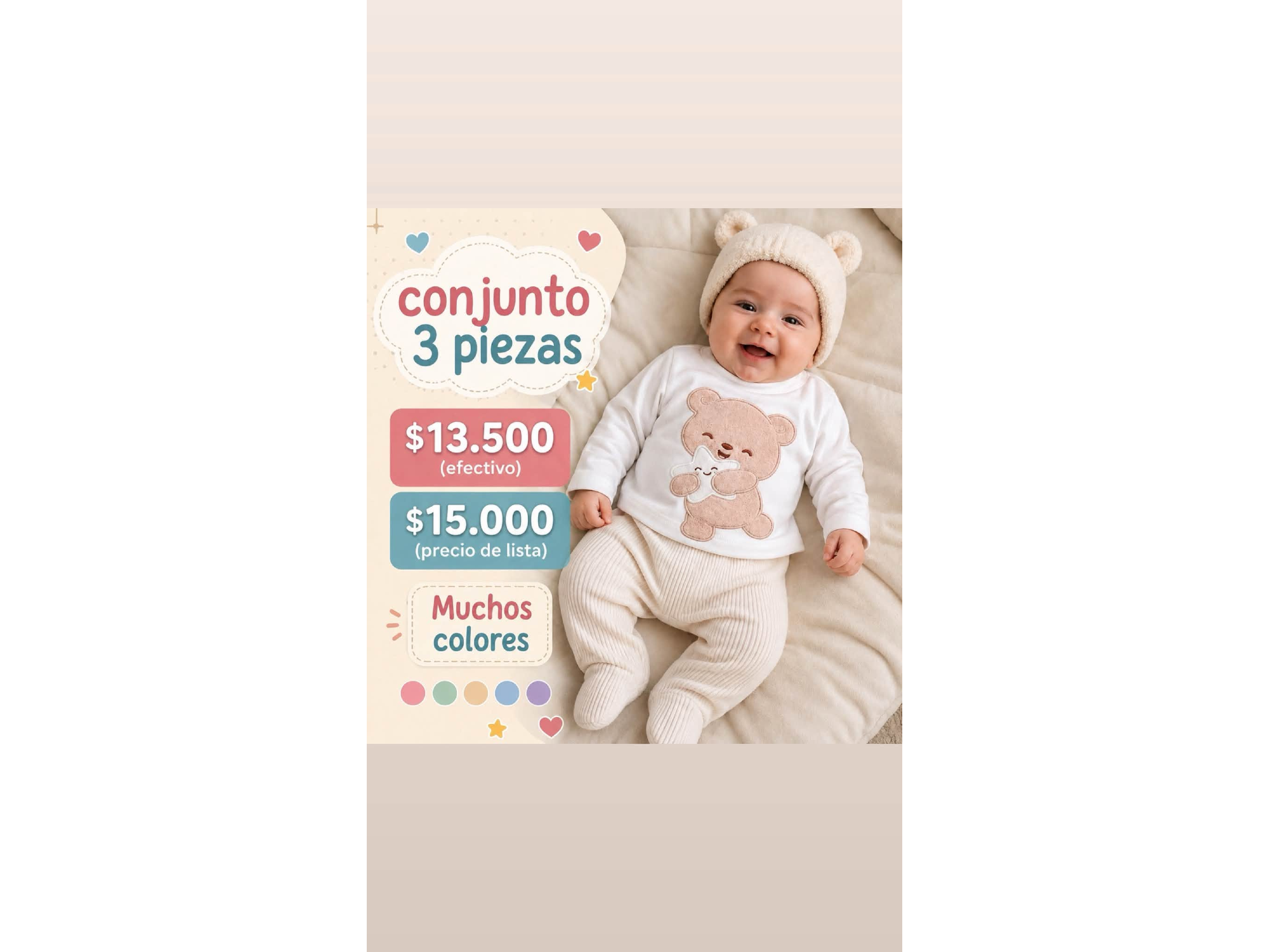 conjuntos de 3 piezas