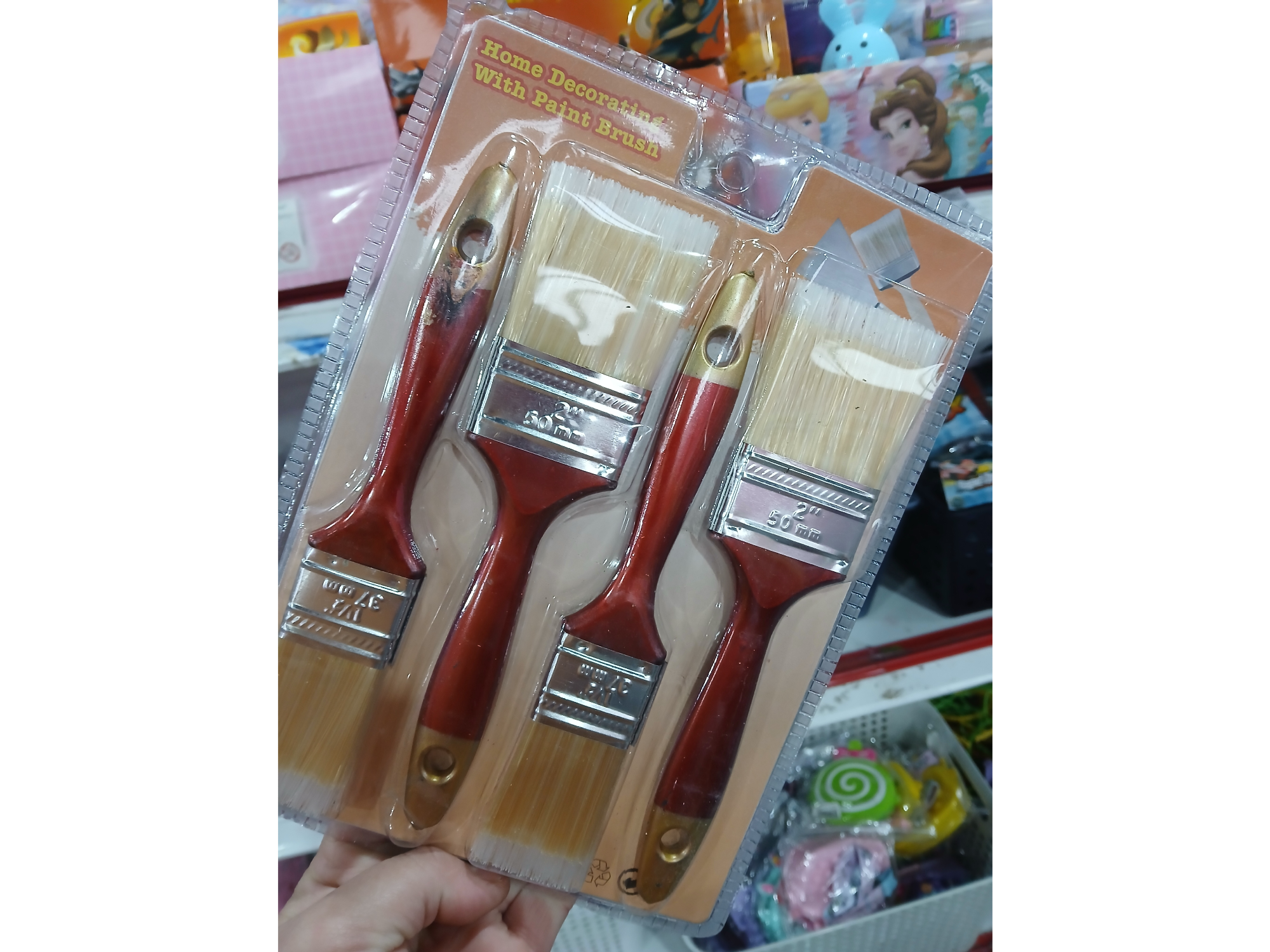 Set de pinceles x 4