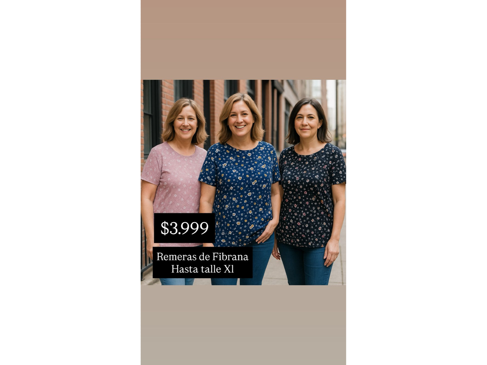 REMERA DE SEÑORA  DE FIBRANA