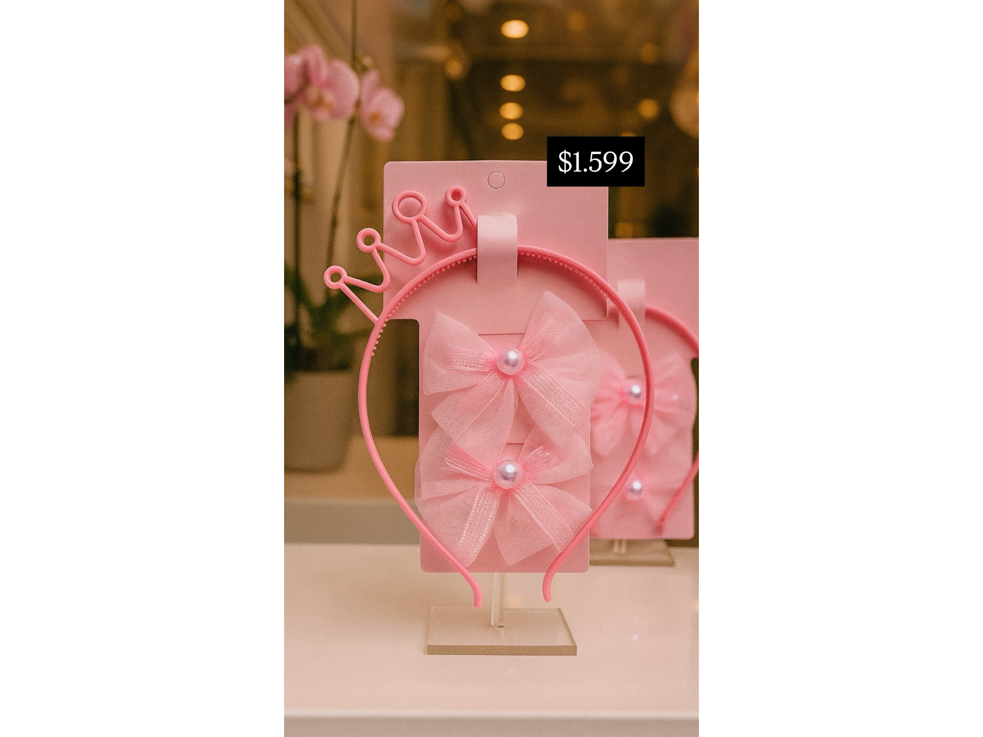 Vincha corona / moño x 2