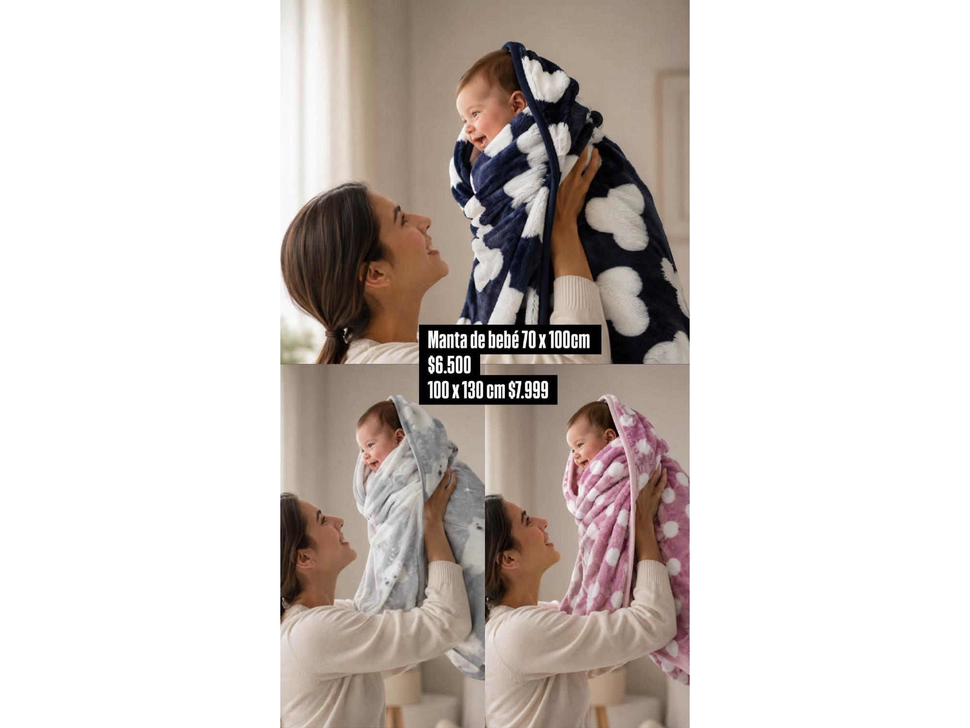 mantas de bebe