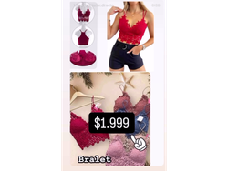 top encaje