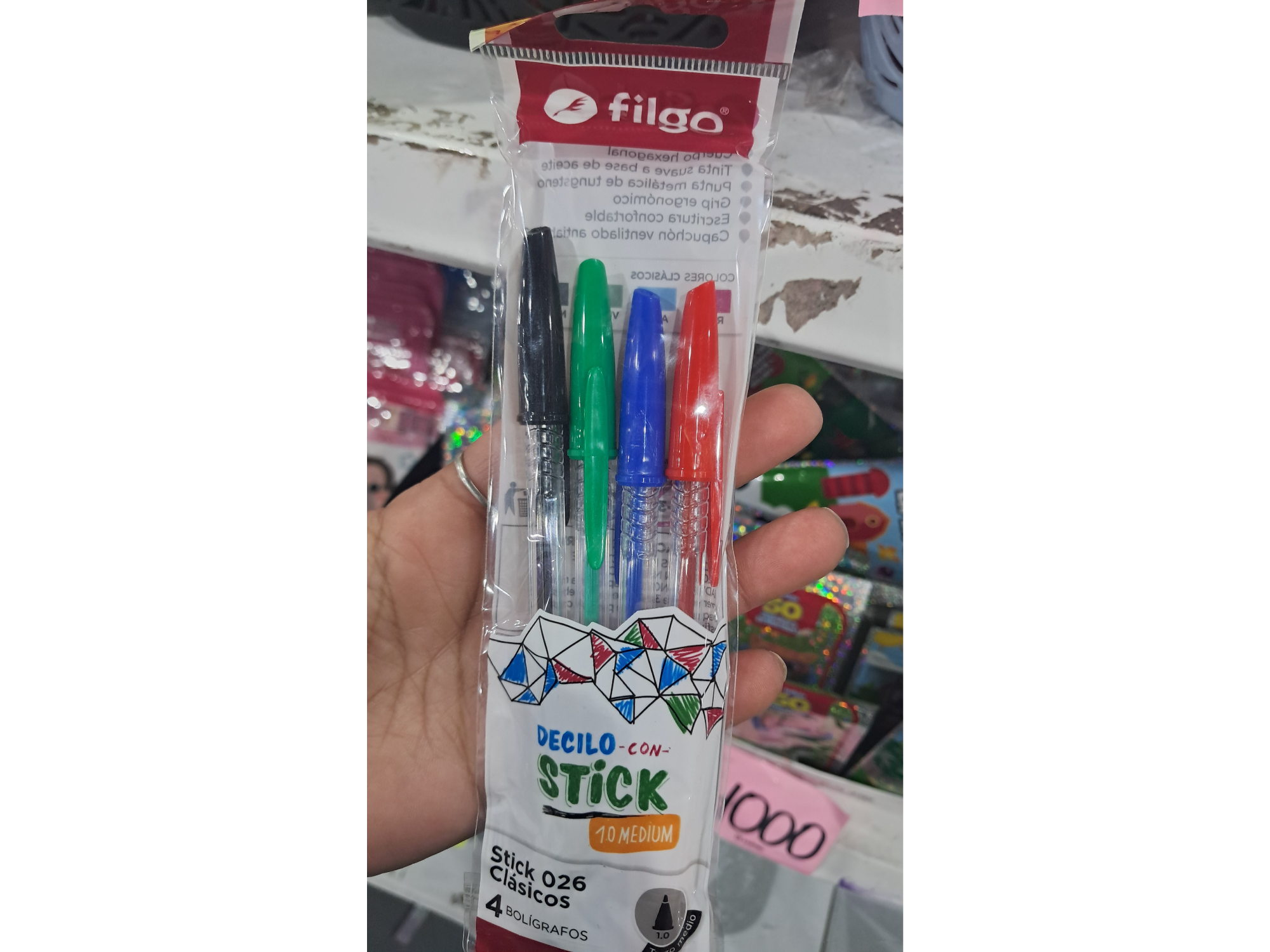 Lapicera x 4
