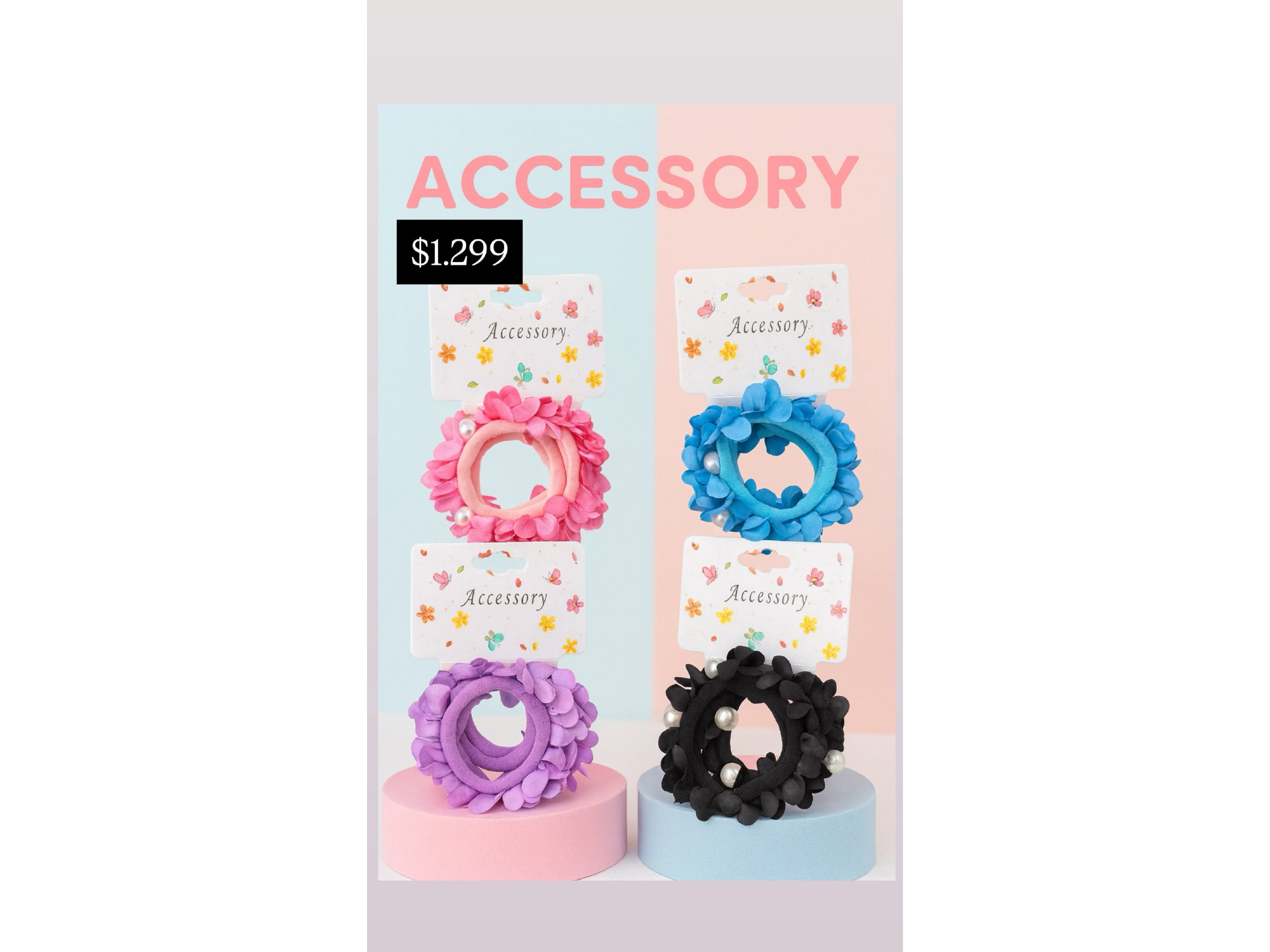 colitas con detalle de perla