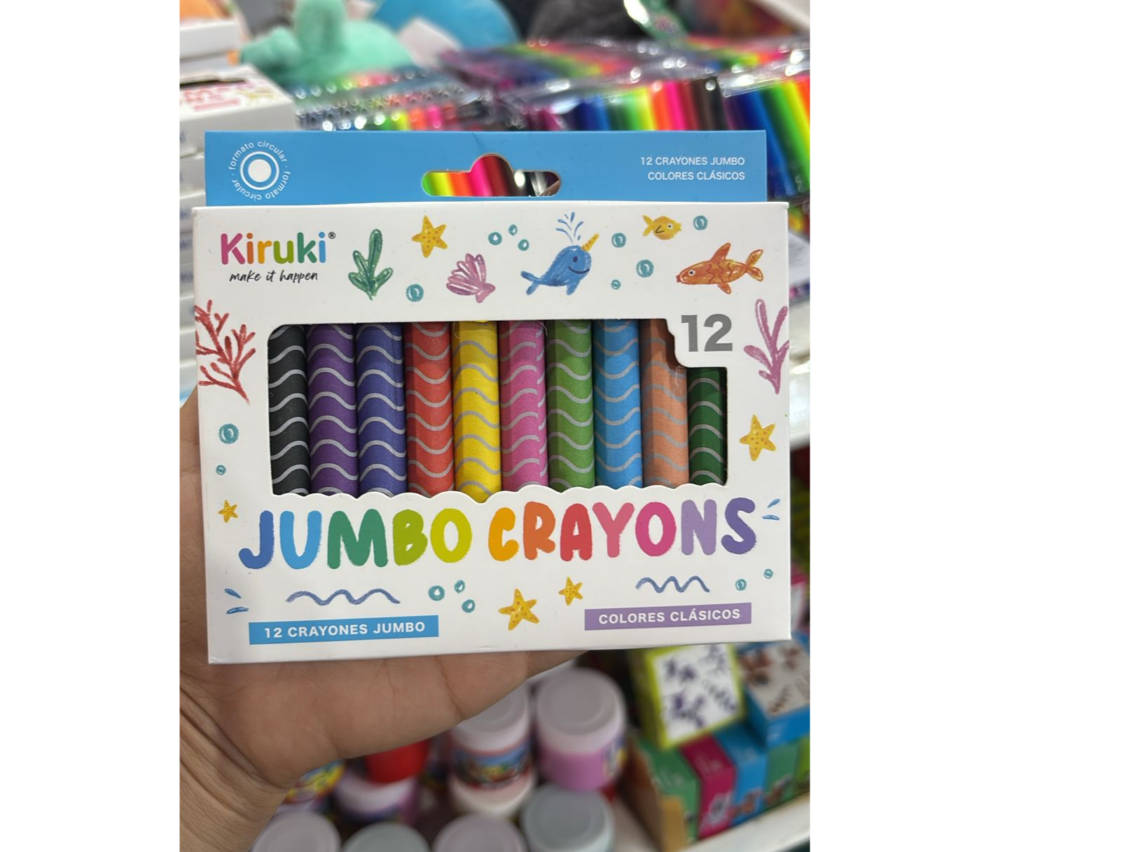 Crayones jumbo x12