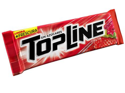 Chicle Topline Fruta x 20 u