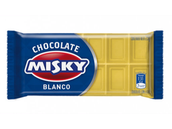 Chocolate Celofan Misky Blanco x 25gs x 30u
