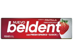 Chicle Beldent Frutilla x 20u