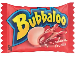 Chicle Bubbaloo Frutilla x 60u