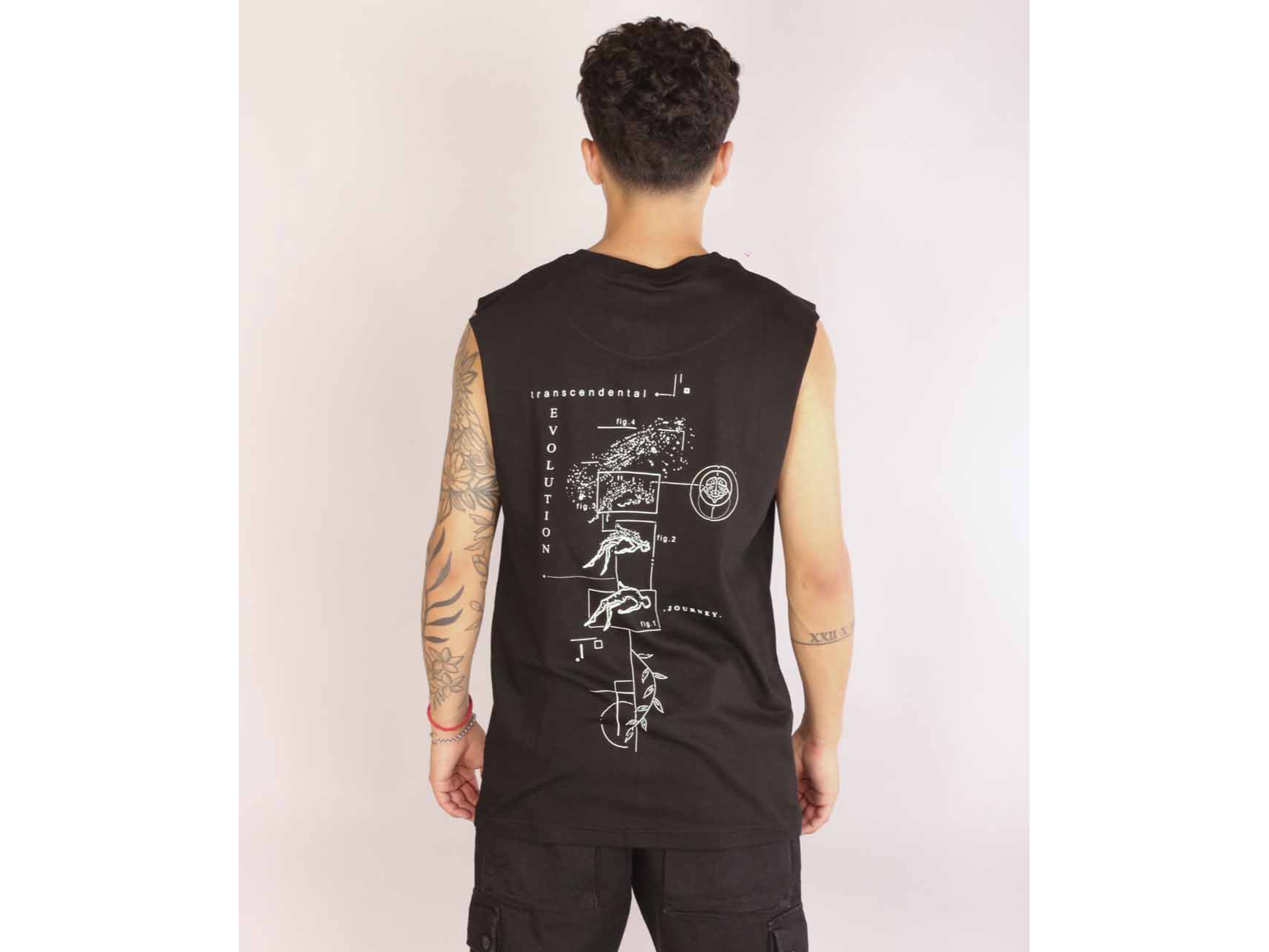 Sudadera Over Evolution Negro