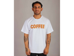 Remera Regular Coffee 24/7 Blanca
