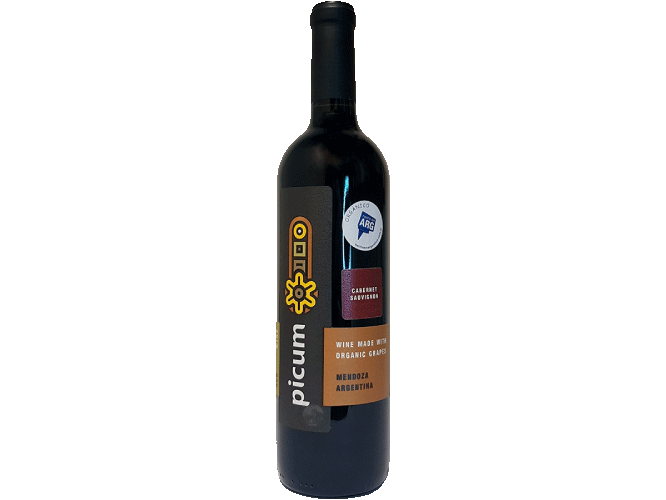 Vino Cabernet Sauvignon "Bodega Picum" Org. Cert.