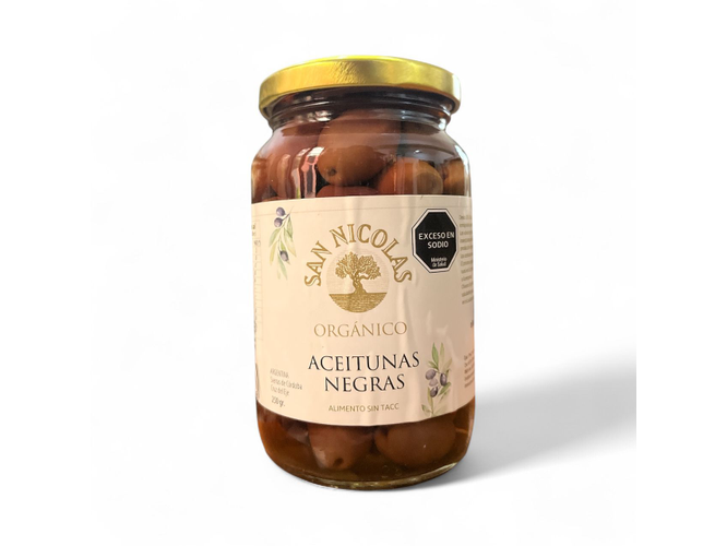 Aceitunas Negras "SAN NICOLAS" I PESO 500grs