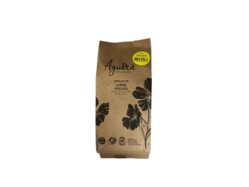 Semillas de Lino Marron I PESO 500grs AGUARA ORGANICO