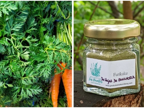 Furikake de Hojas de Zanahoria