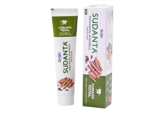 Pasta Dental Con Canela SUDANTA "Sri Sri Tattva"