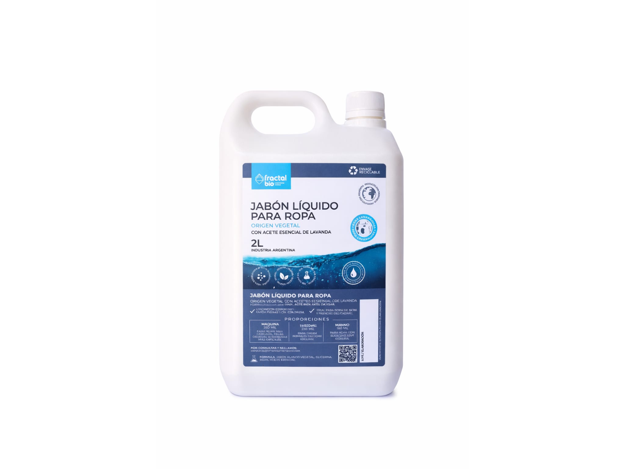 JABON LIQUIDO para ROPAS "FRACTAL BIO"
