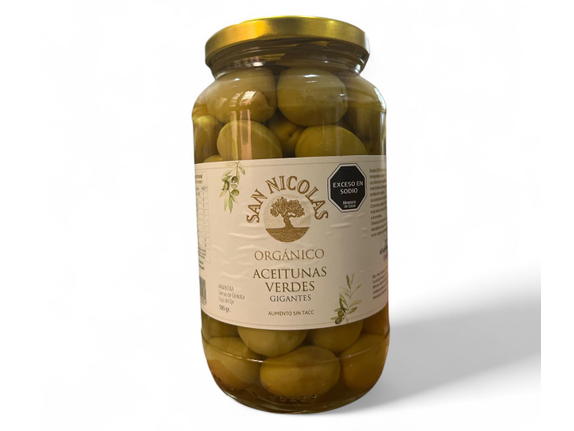 Aceitunas Verdes "SAN NICOLAS"I PESO 500grs