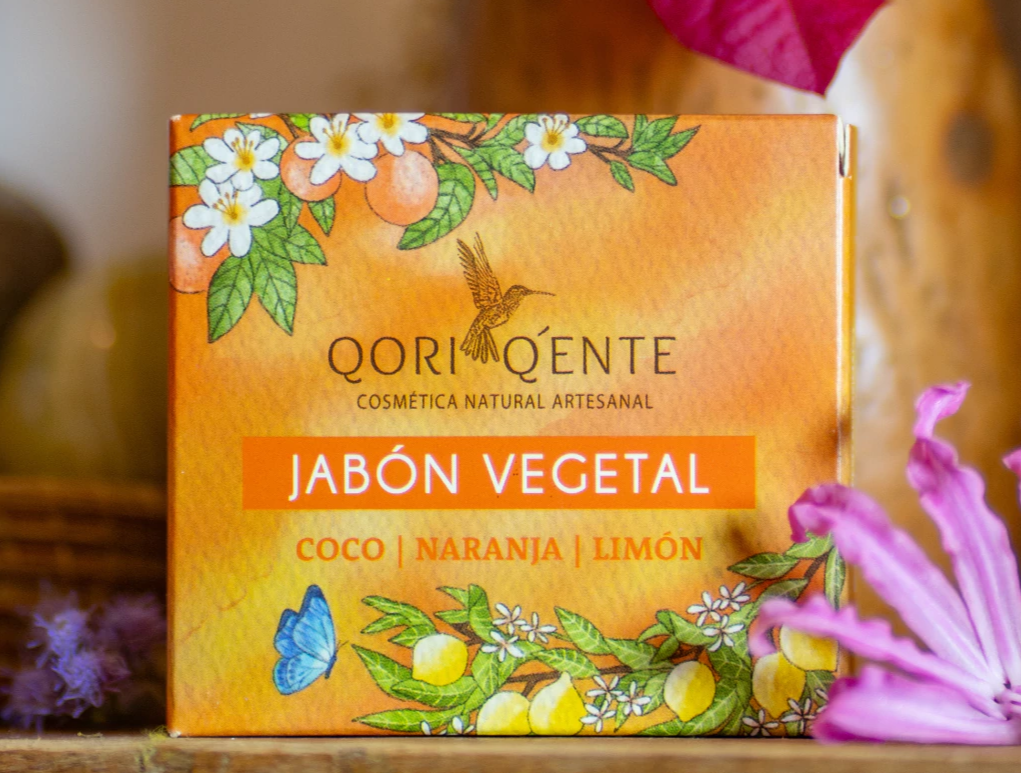 Jabon Vegetal COCO + NARANJA Y LIMON I PESO 120grs