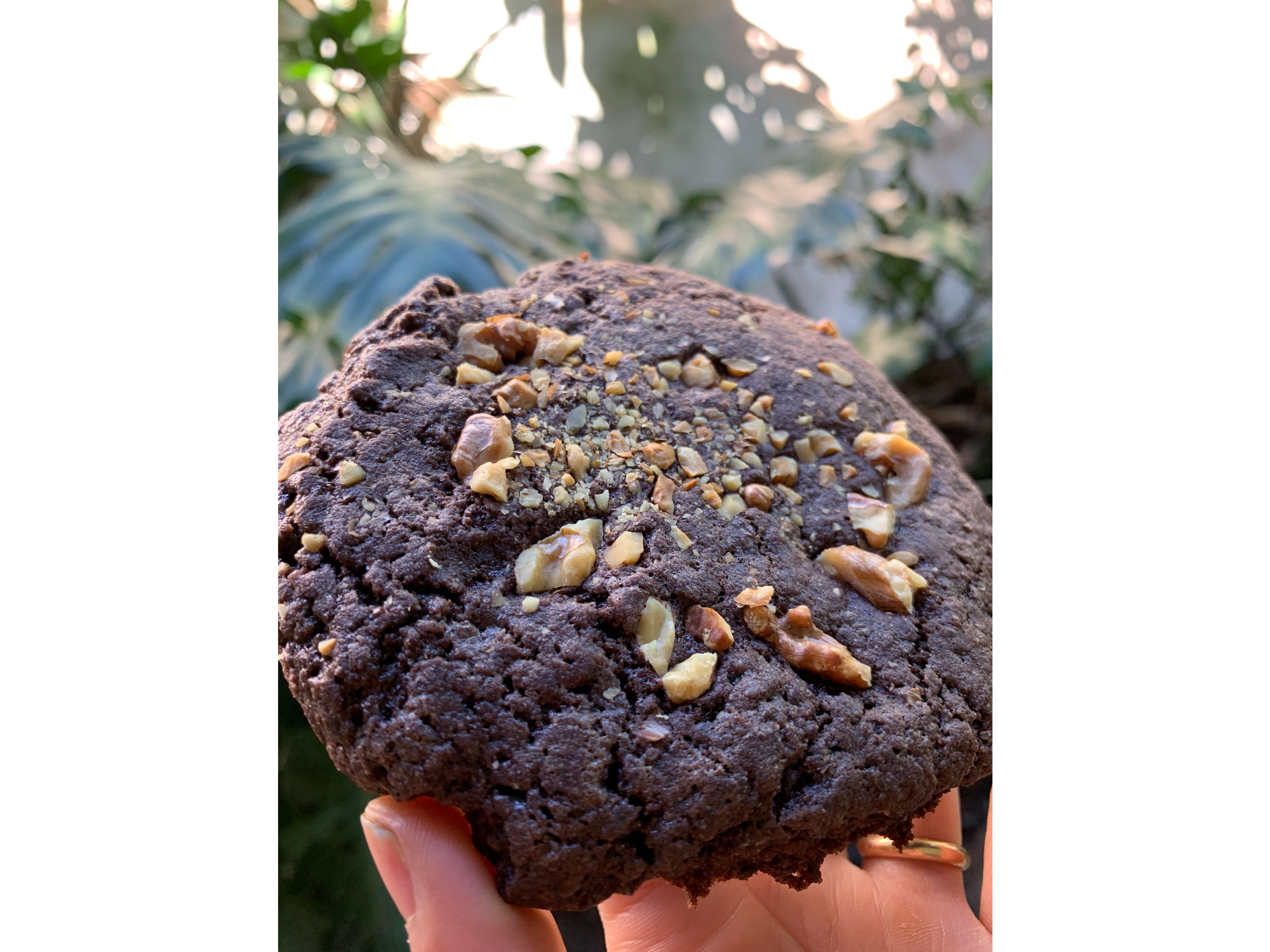 Cookies de cacao y harina de arroz  4 unidades