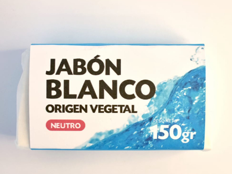 JABON BLANCO en PAN "FRACTAL BIO" I PESO 150grs