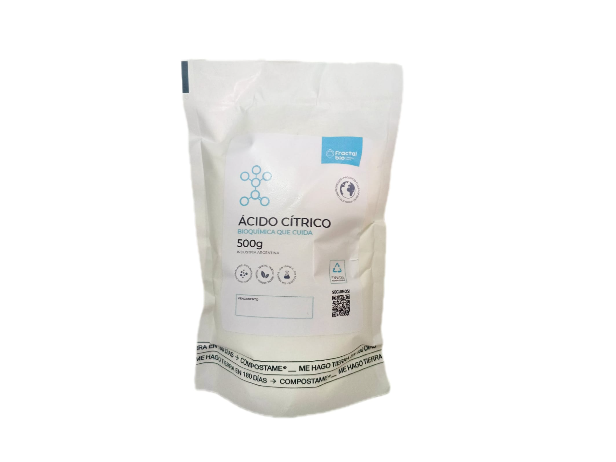 Ácido cítrico 500gr
