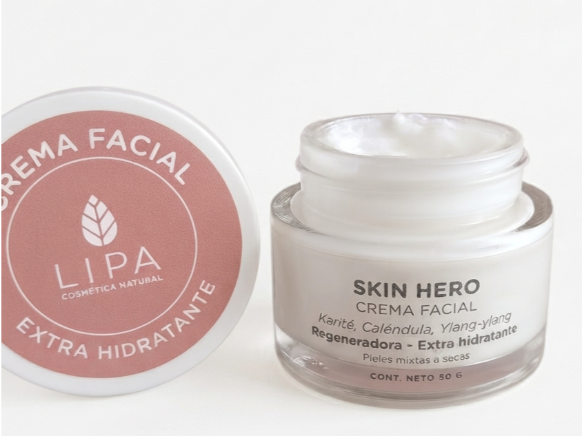 Crema facial Skin Hero EXTRA hidratante Piel Mixta y Seca I PESO 50ml