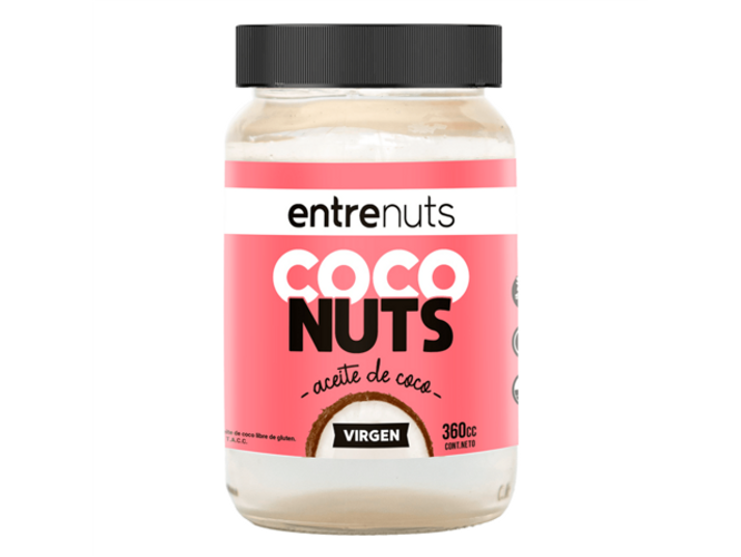 Aceite de Coco VIRGEN "ENTRENUTS" ORGANICO I PESO 360cc