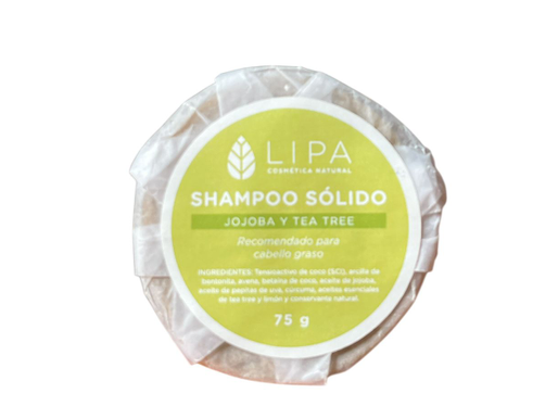 Shampoo Solido Jojoba y Tea Tree "Lipa Cosmética"