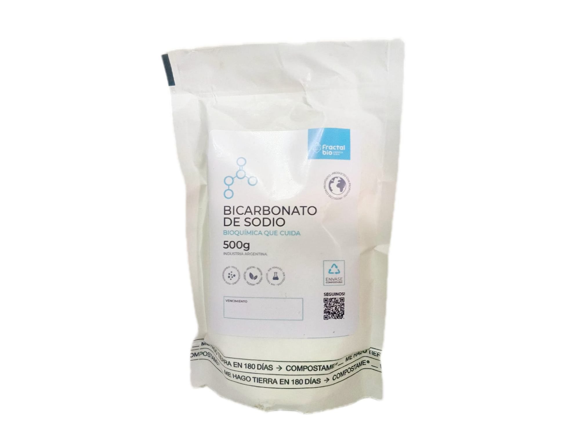 Bicarbonato de Sodio 500grs