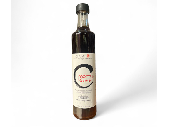 Salsa de Soja Artesanal y Organica Momiji Kioke 500cc