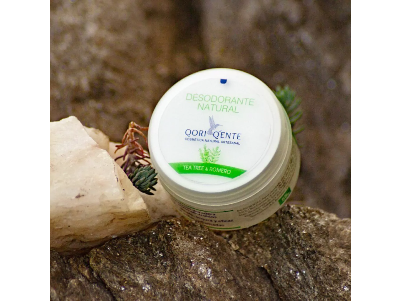 Desodorante Natural TEA TREE Y ROMERO  I PESO 55ml