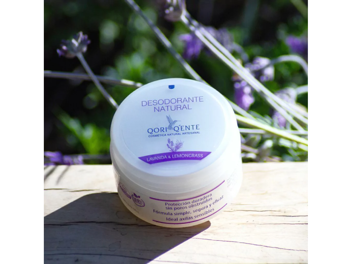 Desodorante Natural LAVANDA Y LEMON GRASS I PESO 55ml