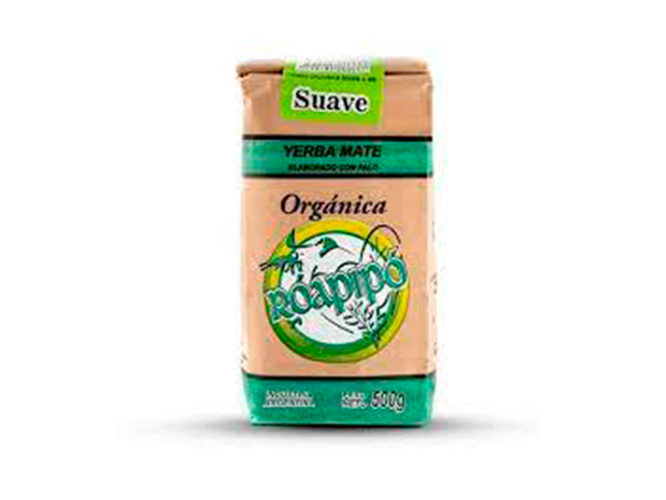 Yerba Mate "ROAPIPO" SUAVE I PESO 500 grs