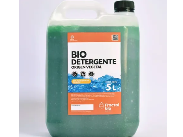 DETERGENTE en BIDON "FRACTAL BIO" NARANJA o LIMON I PESO 2000ml