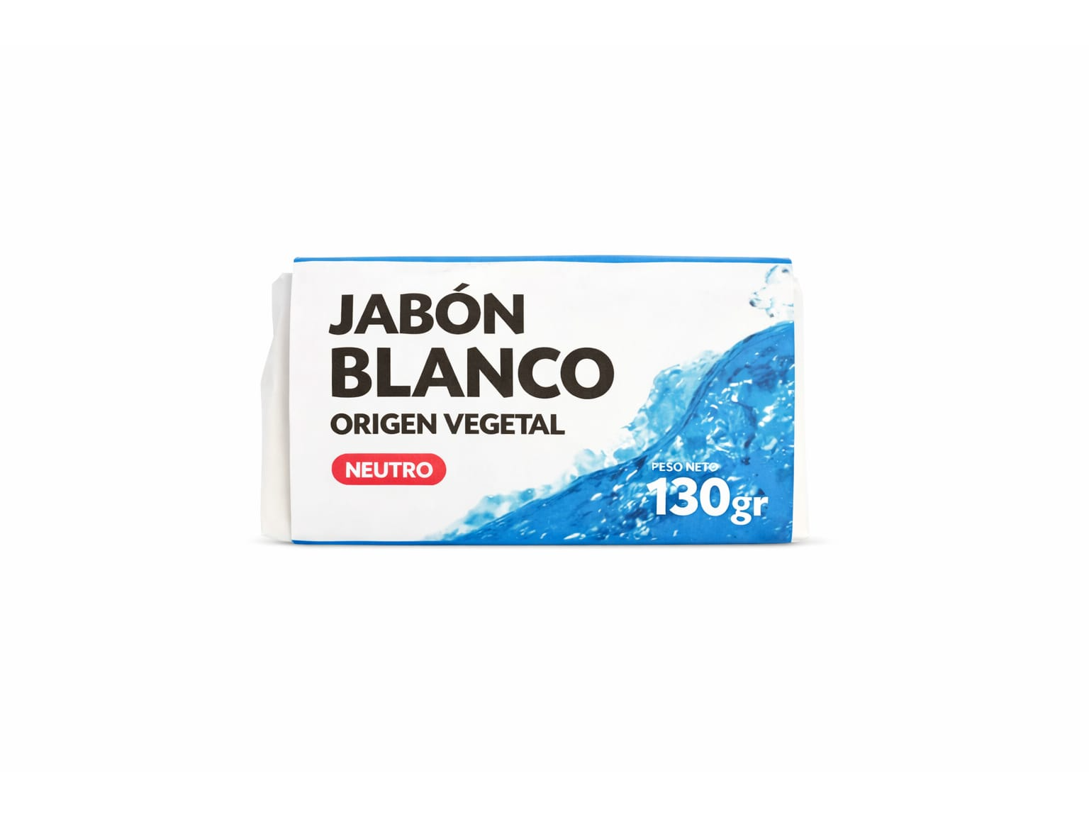 JABON BLANCO en PAN "FRACTAL BIO" I PESO 150grs
