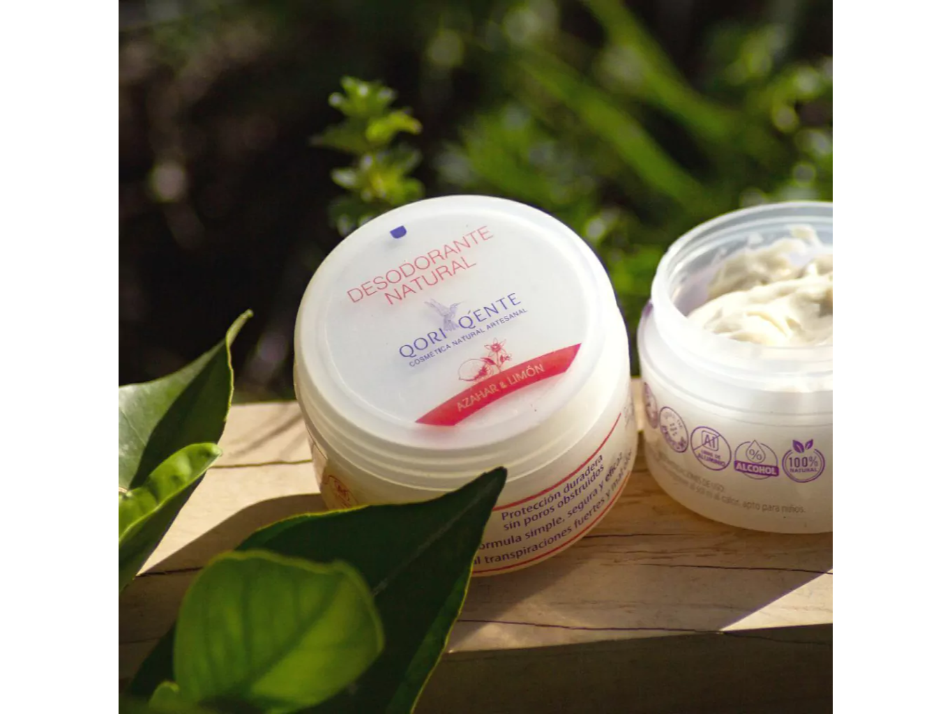 Desodorante Natural AZAHAR Y LIMÓN   I PESO 55ml