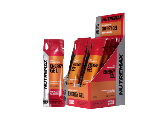 Energy Gel Nutremax sin Cafeína – Caja x 12 unidades