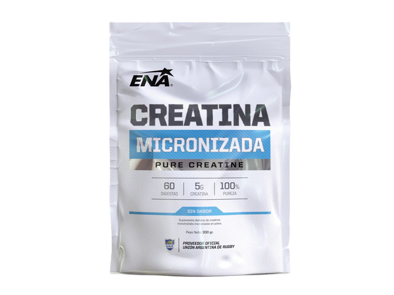 Creatina Micronizada x 300 gr ENA (SIN SABOR)