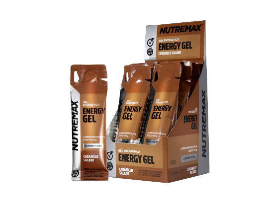 Energy Gel Nutremax con Cafeína – Caja x 12 unidades