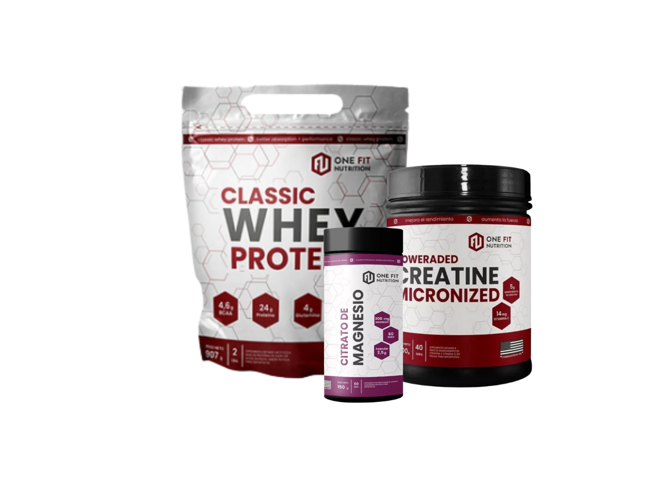 PITBULL PACK ONE FIT CON MAGNESIO