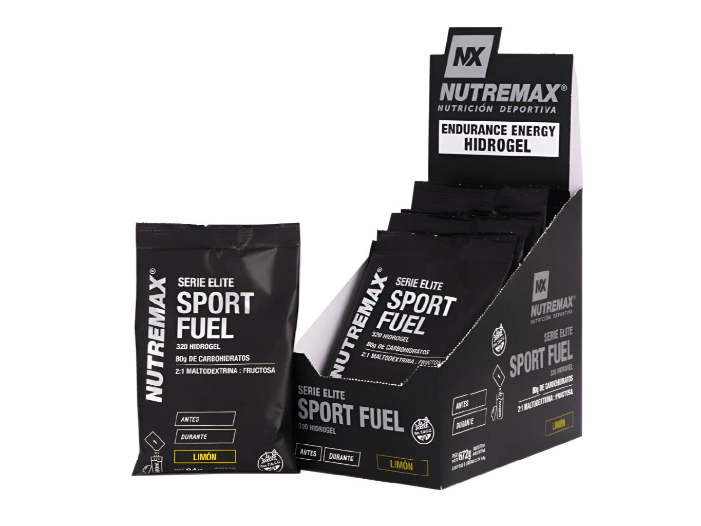 Sport Fuel Limón Nutremax – Caja x 10 sobres