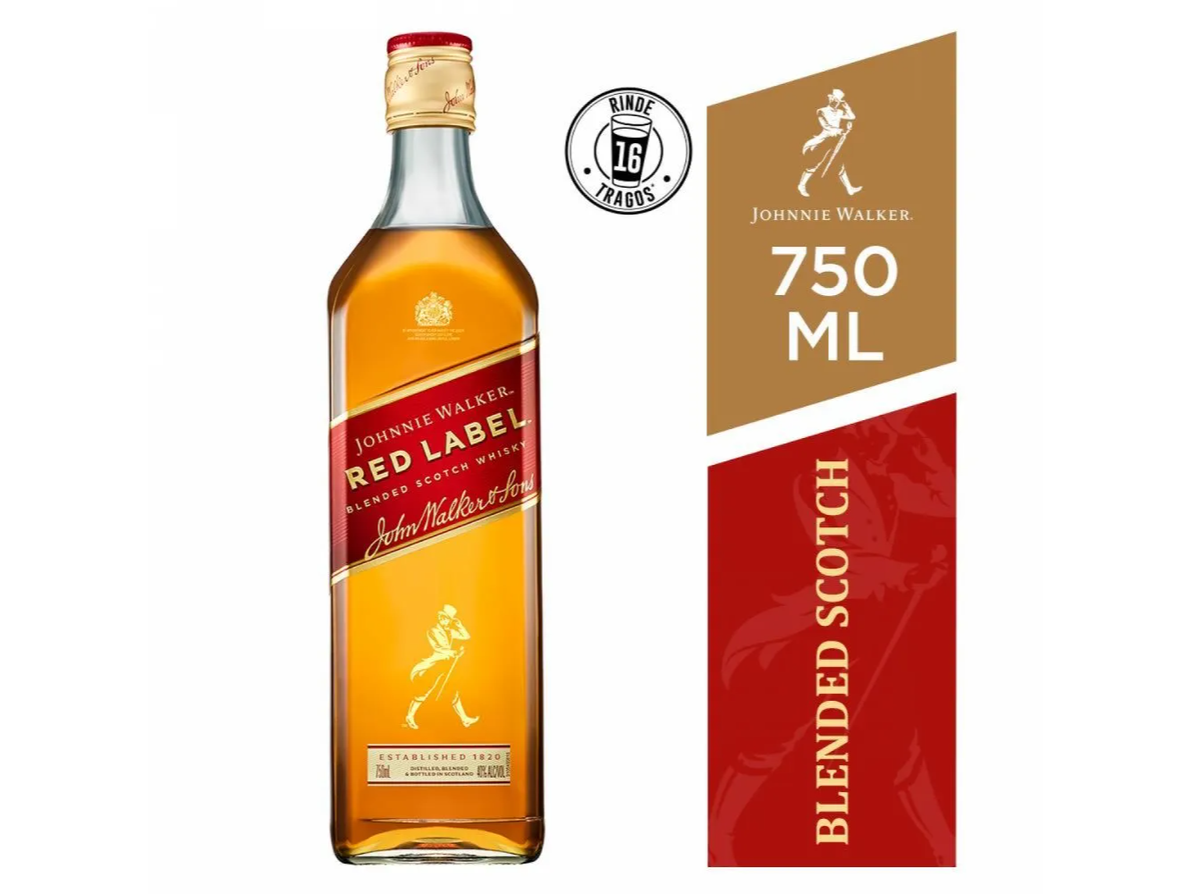 RED LABEL WHISKY 750ml