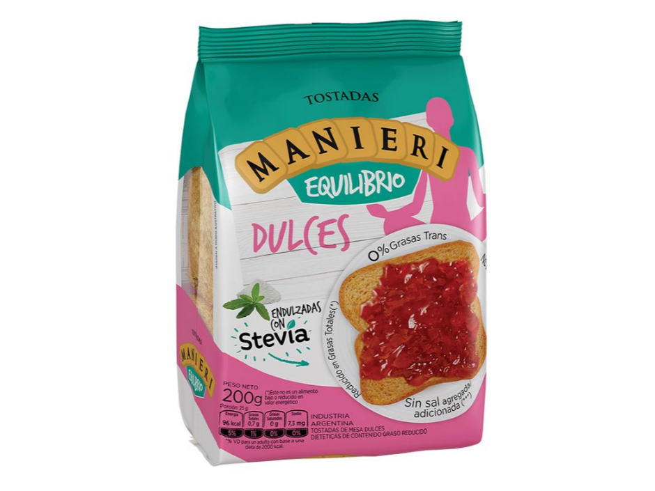 Tostadas Manieri dulces