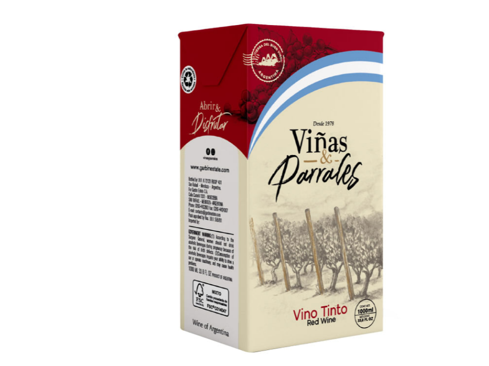 Vino tinto Viña y Parrales