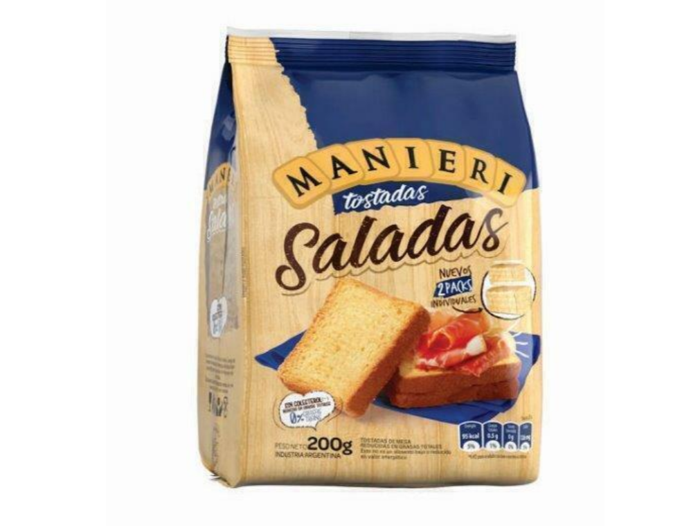Tostadas Manieri saladas