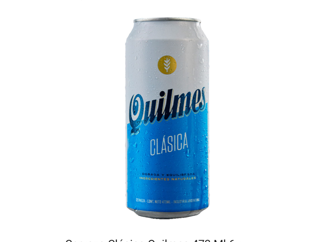 Cerveza Quilmes lata