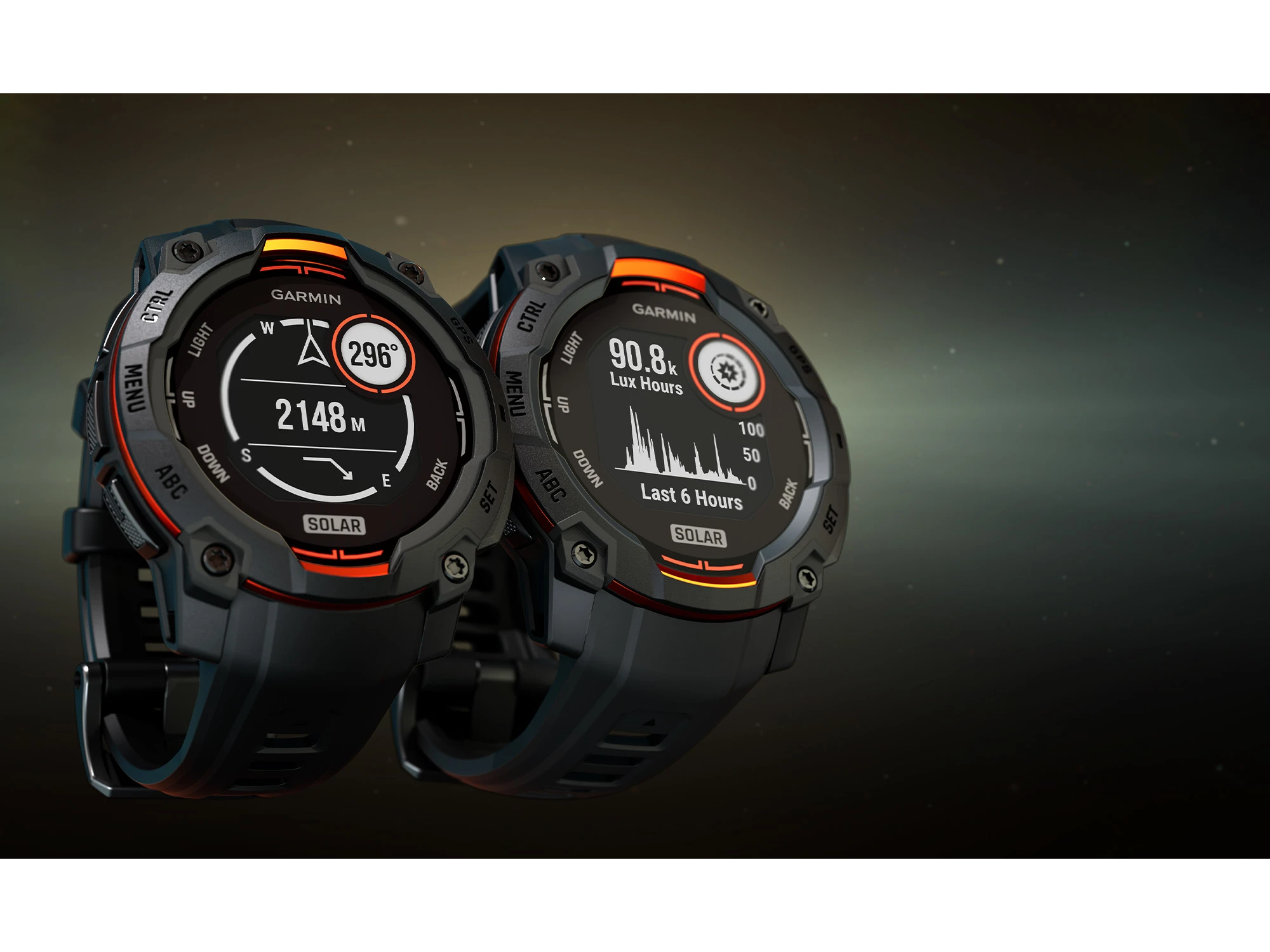 Smartwatch Instinct 3 Solar Garmin 50mm