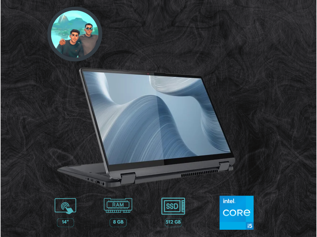 Lenovo Flex 5 14IAU7 i5/ 8GB/ 512GB SSD/ 14" Touch Wuxga/ W11 (82R700L5US)