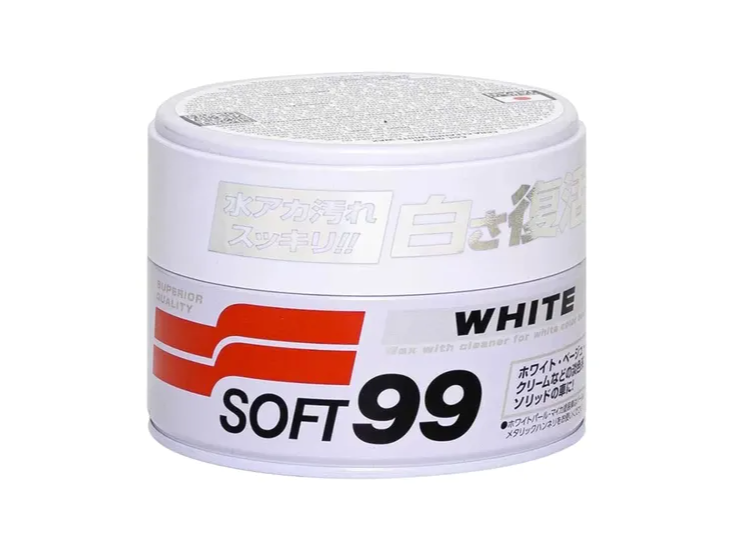 SOFT99 10343 Cera limpiadora blanca 350 gramos